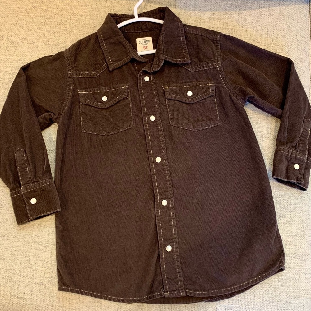 Old Navy Corduroy Button Down Shirt